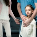 Faceless couple with man holding a child and woman behind - parental alienation in Ontario - Kelly D Jordan Family Law.