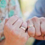 Faceless people with rings - definition of spouse with Kelly Jordan Family Law.
