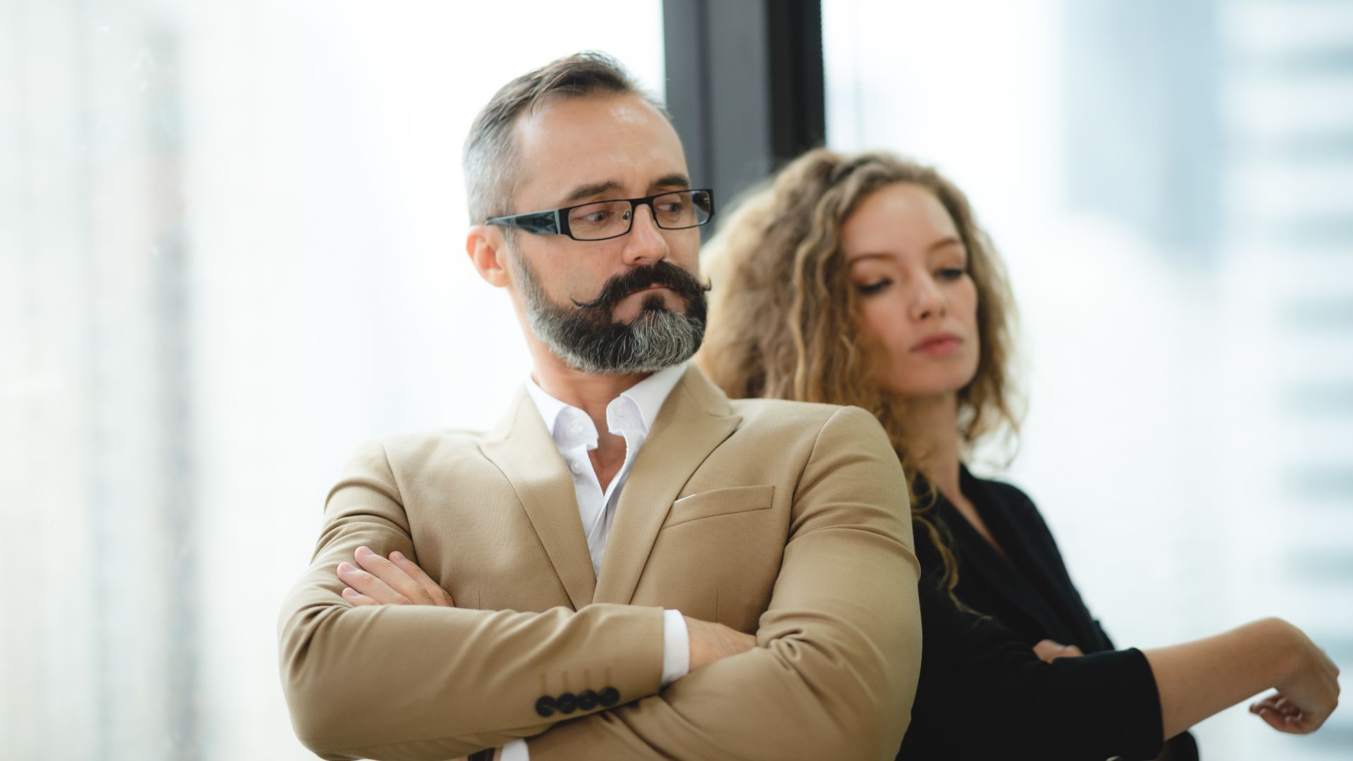 Unhappy couple in a high net worth divorce guide - Kelly Jordan Family Law.